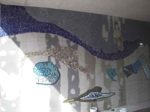 Wandmosaik à la Hundertwasser