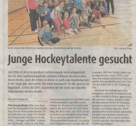 Zeitungsartikel Hockeytalente